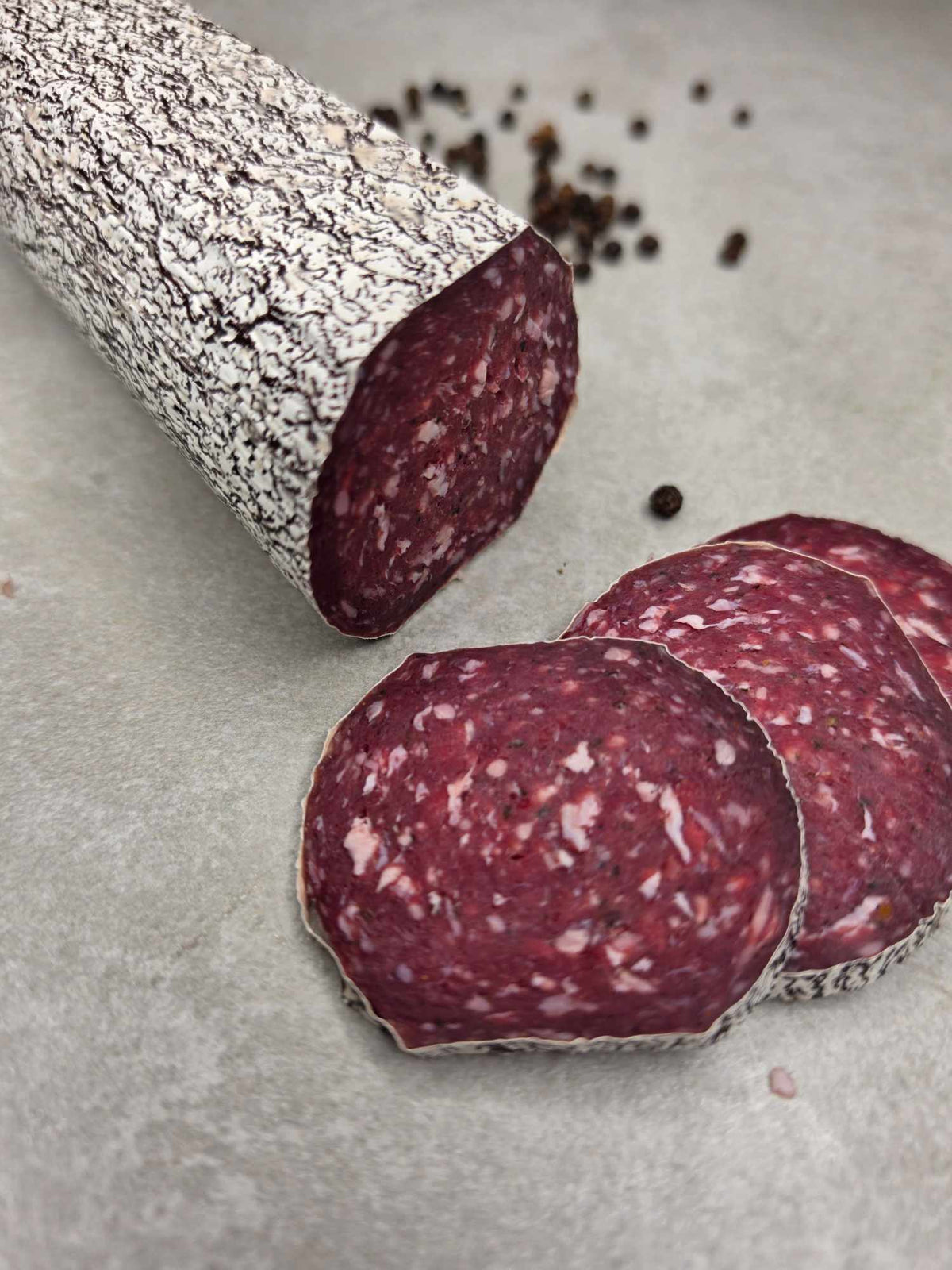 Bio Rindersalami mit Kräutern