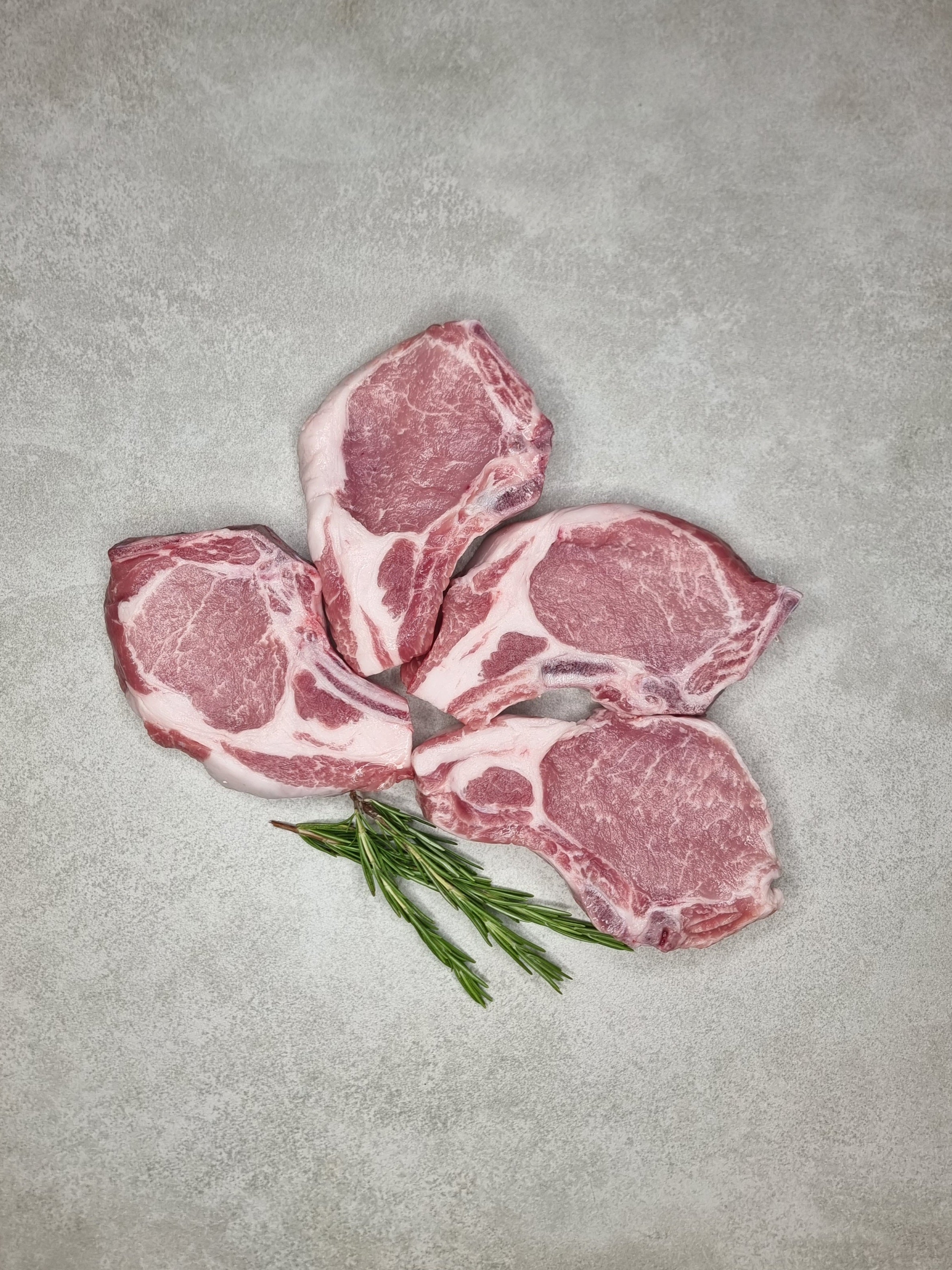 Bio Schweine Kotelett Detailansicht