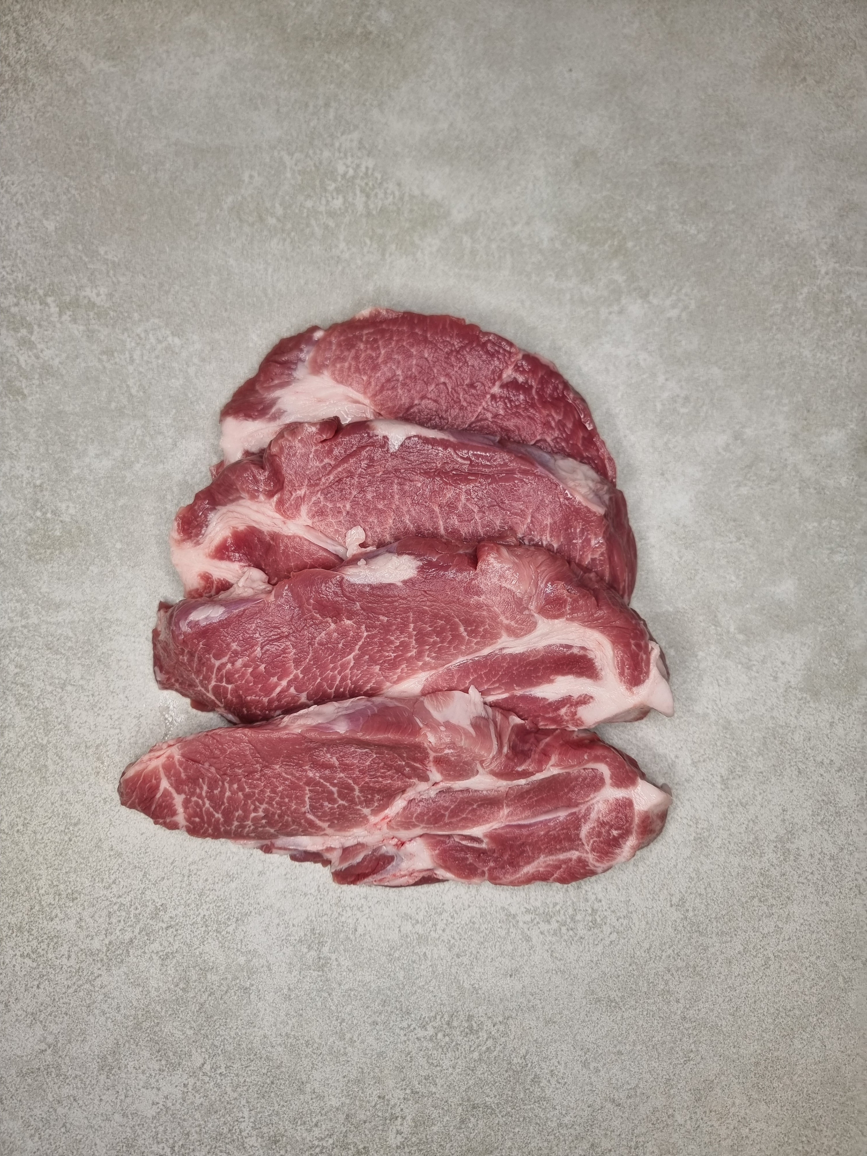 Bio Schweine Nackensteak - Saftiges Schweinefleisch