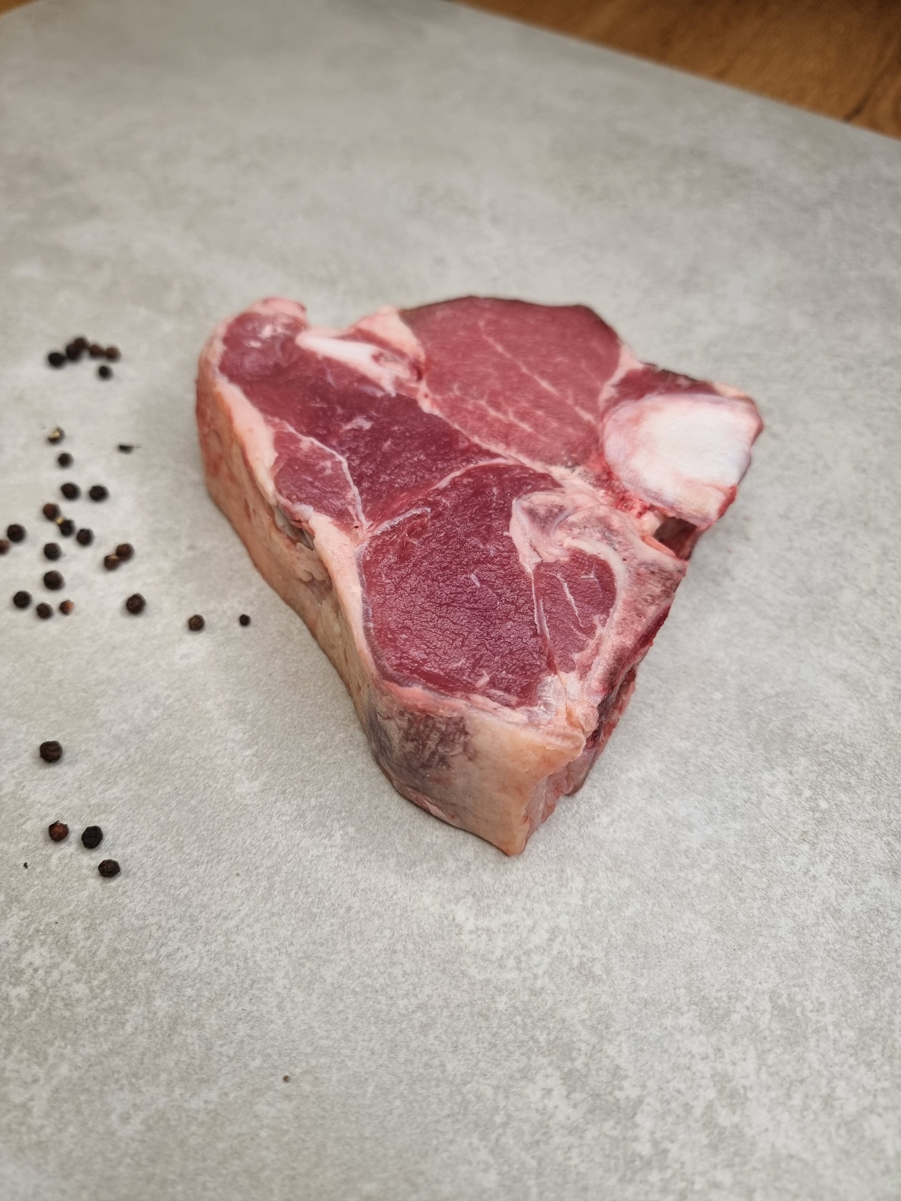 Bio Kalb Porterhouse Detailansicht