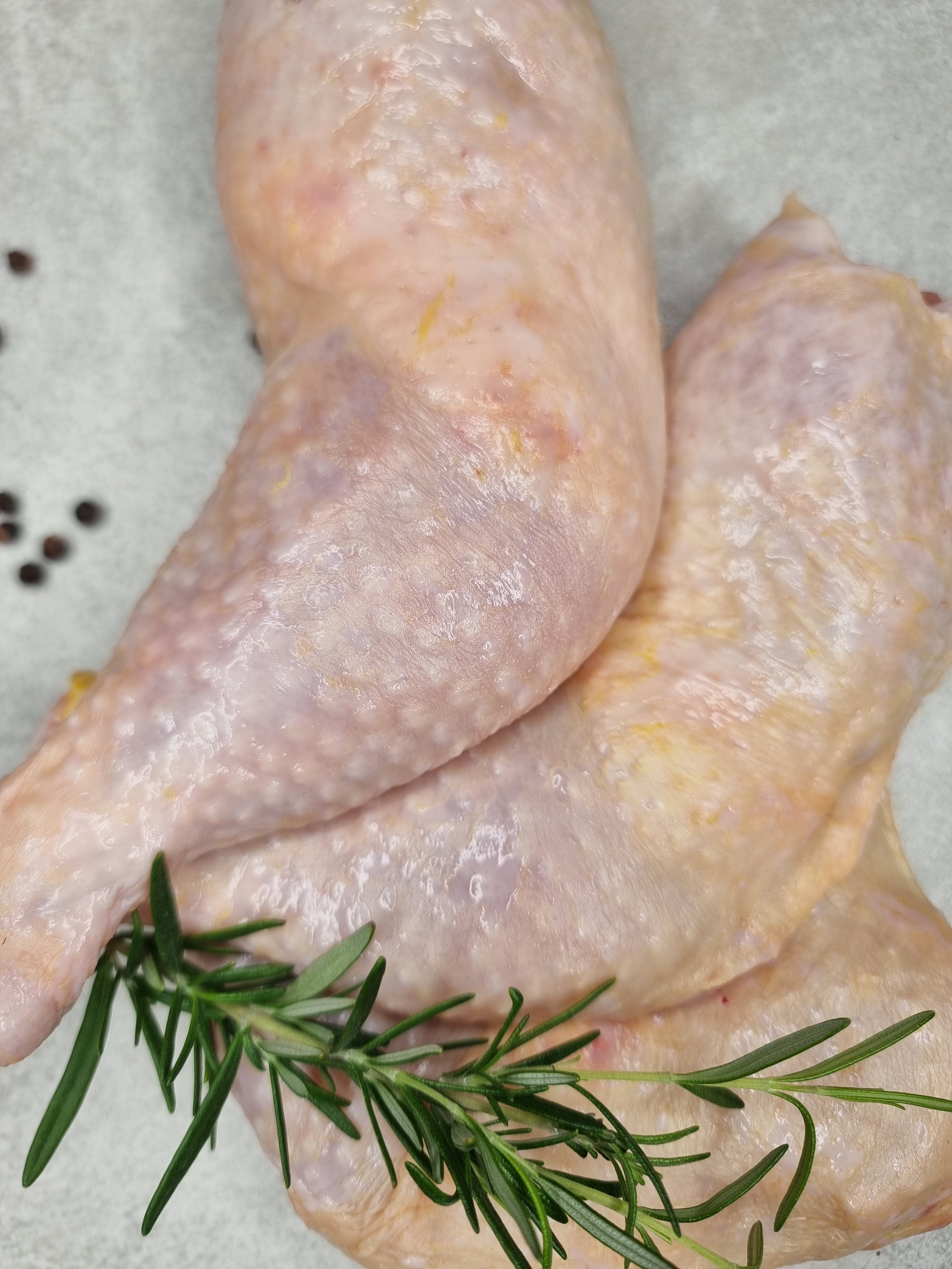 Bio Hähnchenkeulen Detailansicht