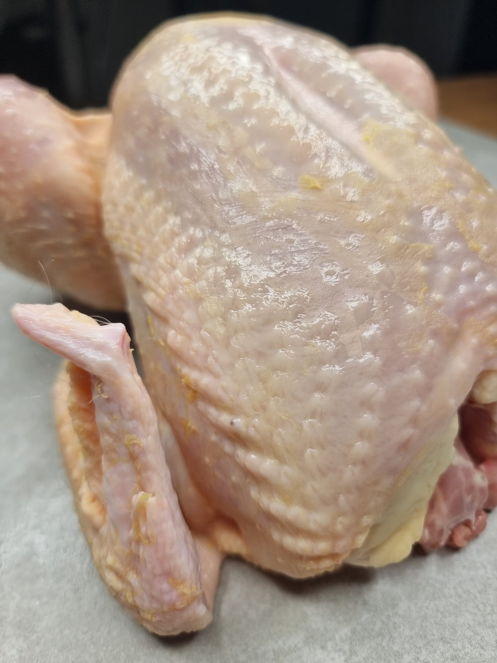 Bio Hähnchen ganz Detailansicht