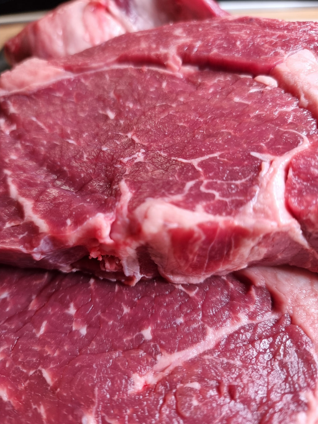 Bio Färsen Entrecote Detail - Marmorierung und Qualität