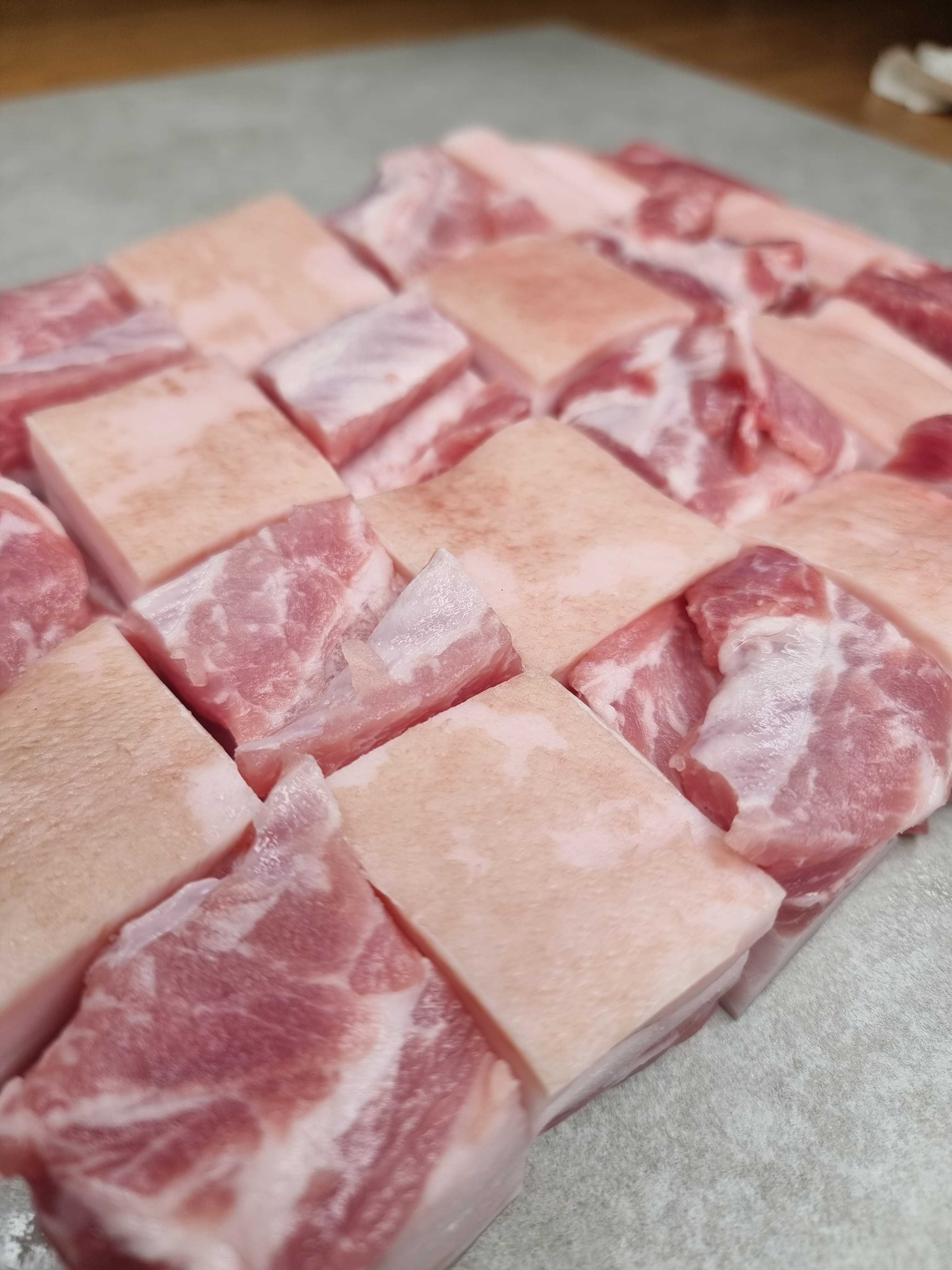 Bio Schweine Bauch Würfel